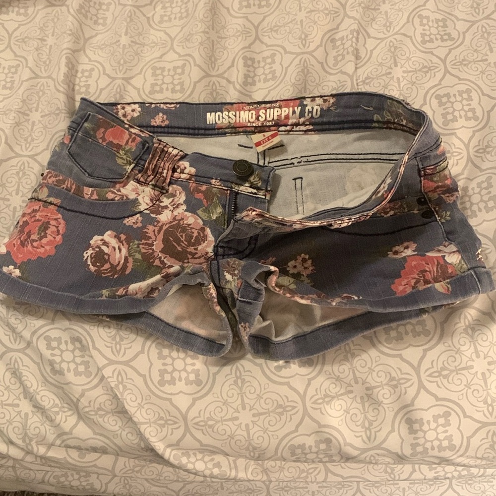 Mossimo Supply Co. Floral Jean Shorts